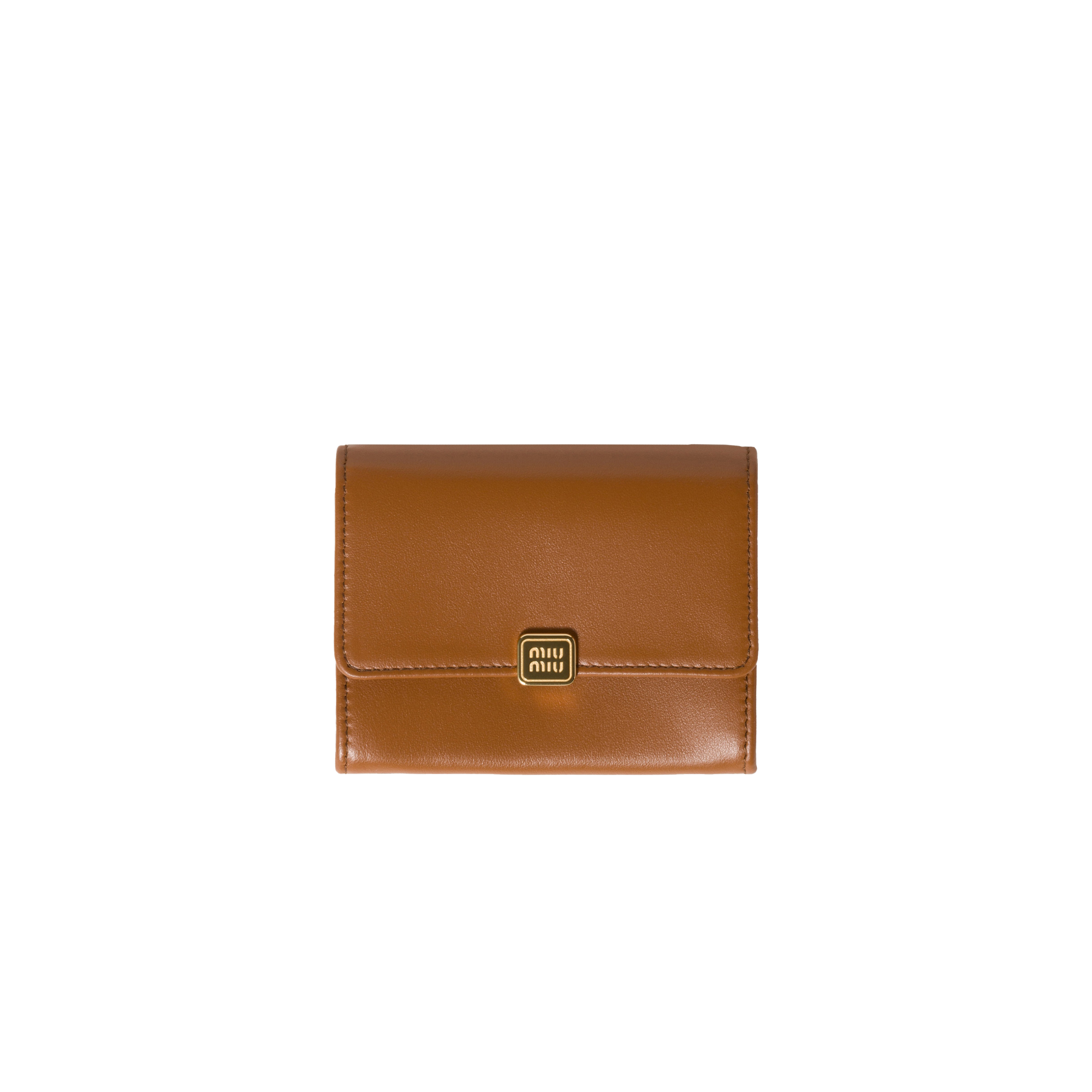 MIU MIU LEATHER CARD HOLDER WITH LOGO 5MC104 (10.2*8.5*2cm)